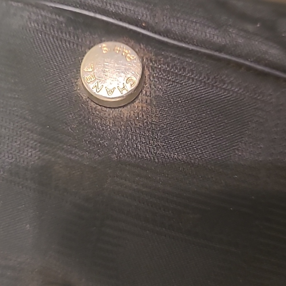 BLACK Chanel travel line hand bag tote W/COA Sunday Sale Today only - Picture 7 of 15